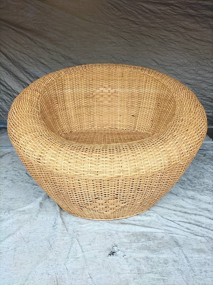 Pod Occasional Rattan Chair photo for sale
