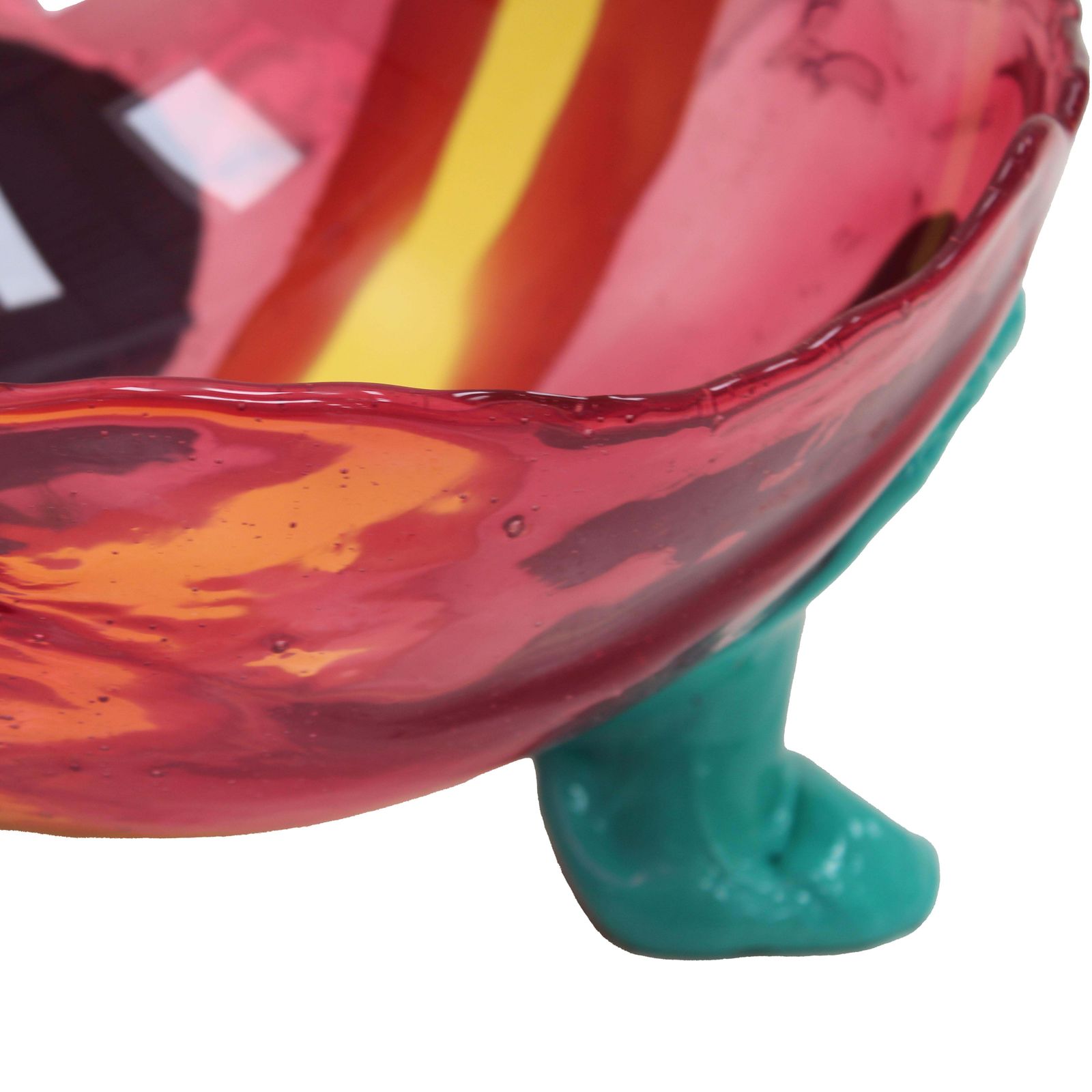 Resin Fruit Bowl From The Fish Collection By Gaetano Pesce. Unique Modern And Colorful Design photo vinterior