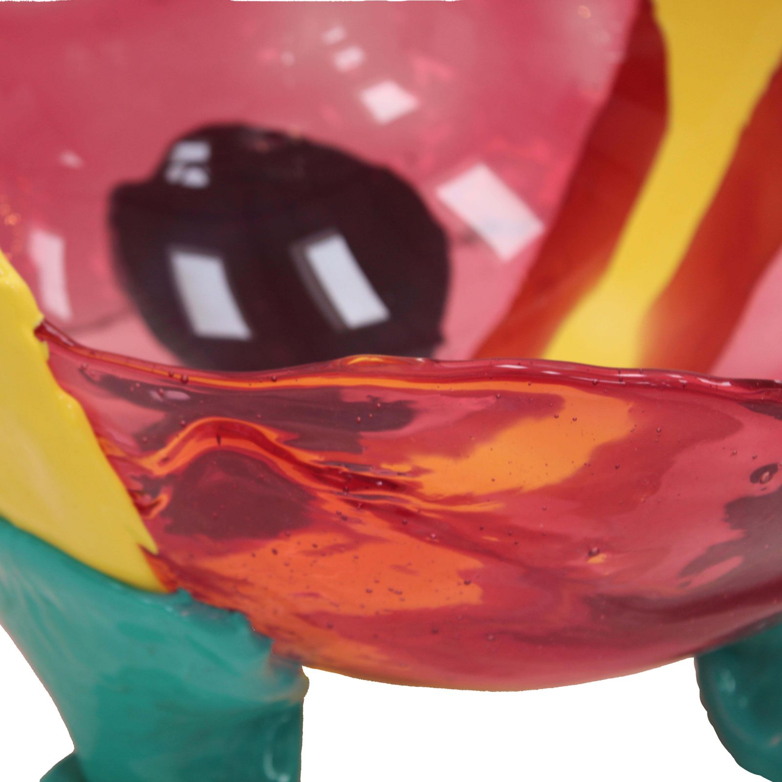 Resin Fruit Bowl From The Fish Collection By Gaetano Pesce. Unique Modern And Colorful Design photo vintage