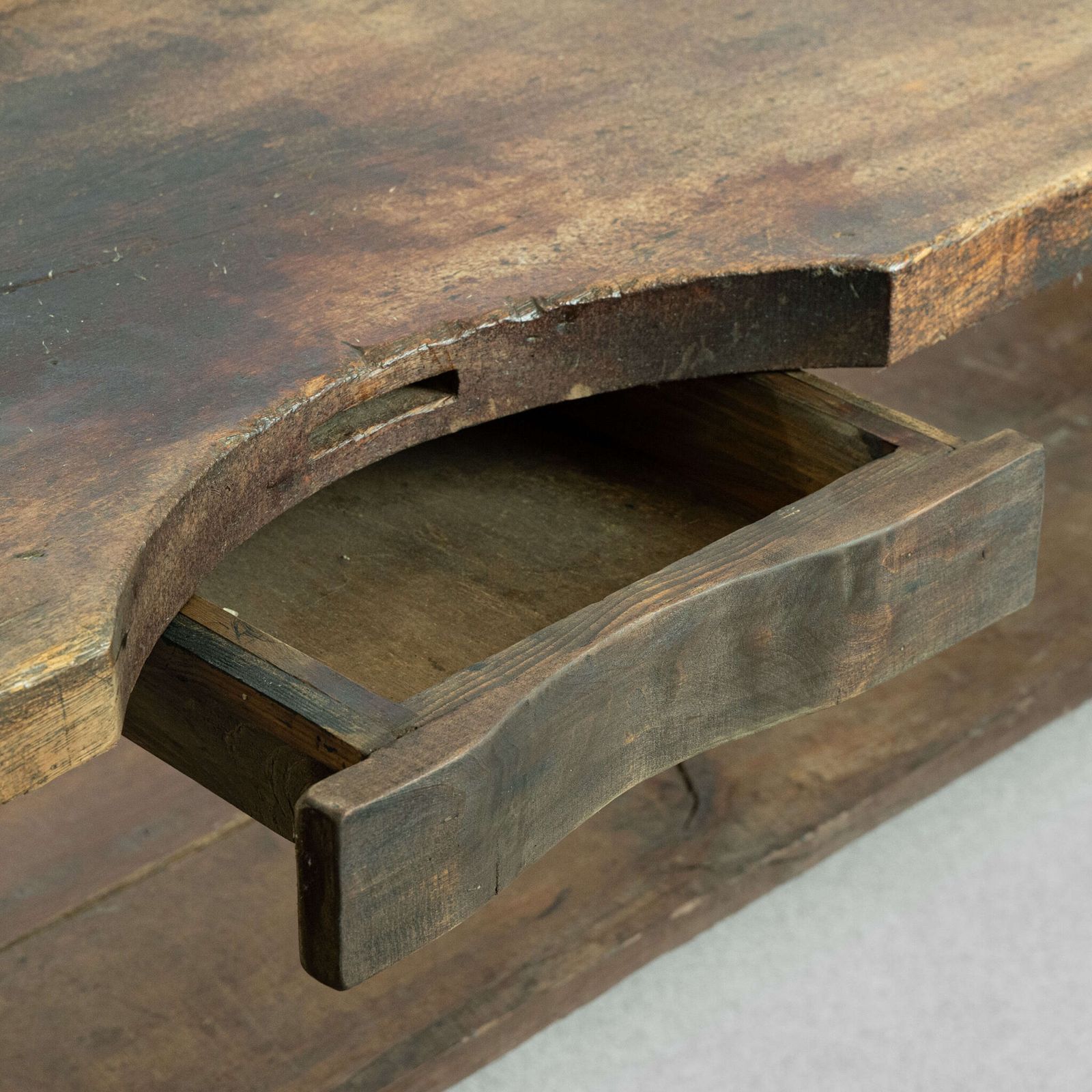 Antique Chestnut Jewellers Bench / Desk photo Furniture