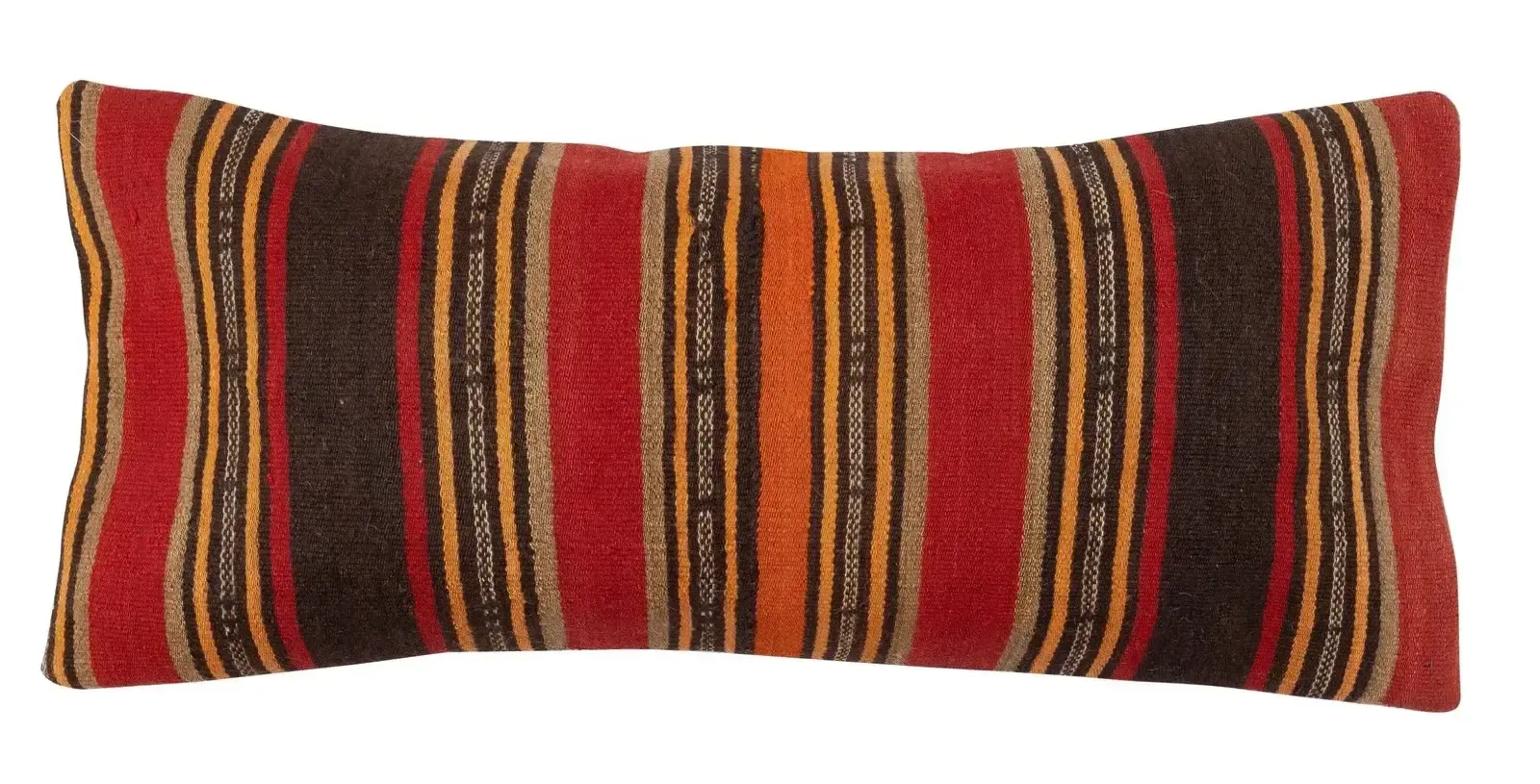 14"X28" Set Of 2   Handmade Kilim Cushion Covers. A Pair Of Lumbar Pillow Covers photo for sale