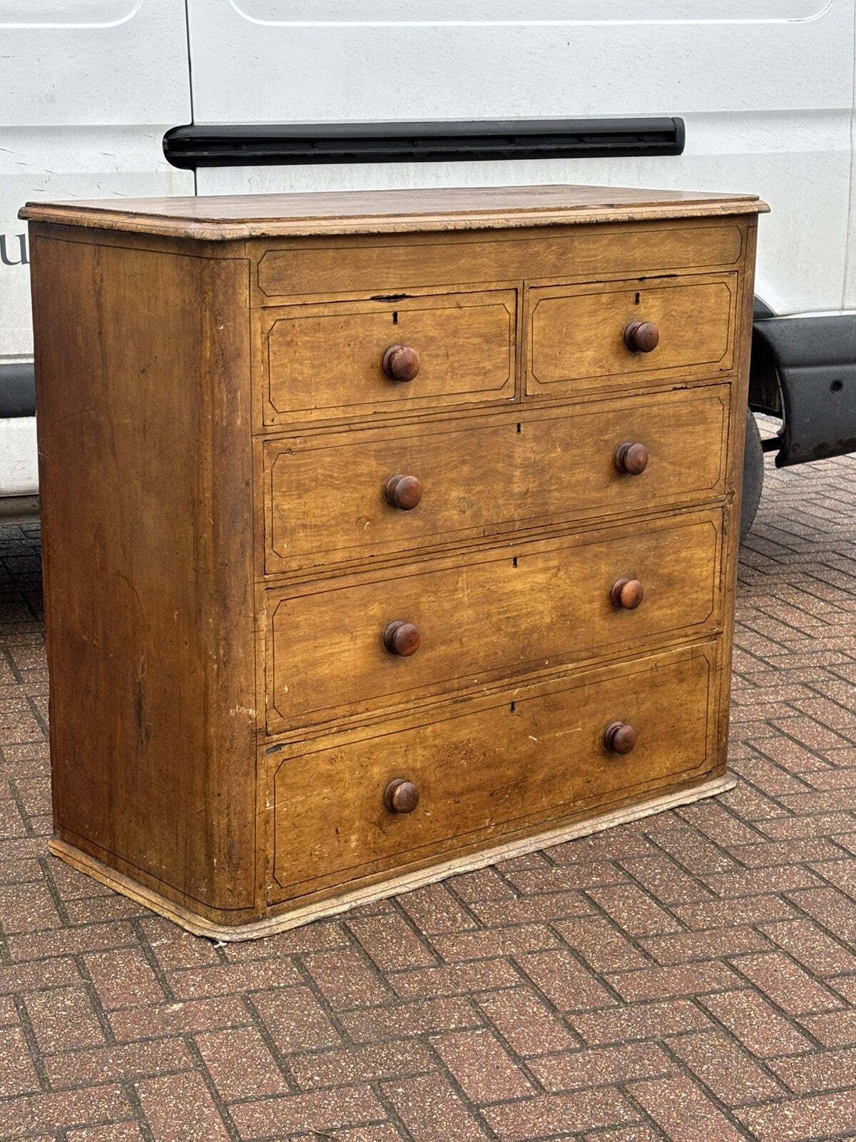 Victorian Chest Of Drawers With Original Painted Finish. photo buy