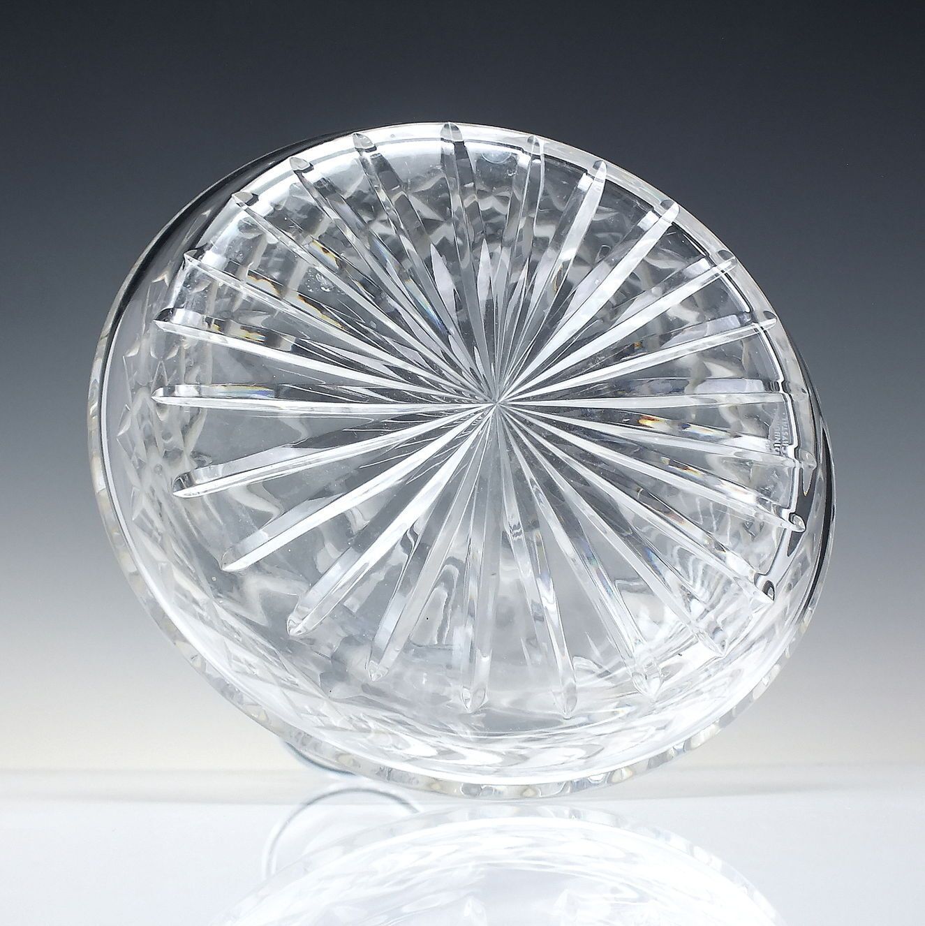 Vintage Scottish Edinburgh Crystal 'Montrose' Glass Ships Decanter C1980 photo 150.0