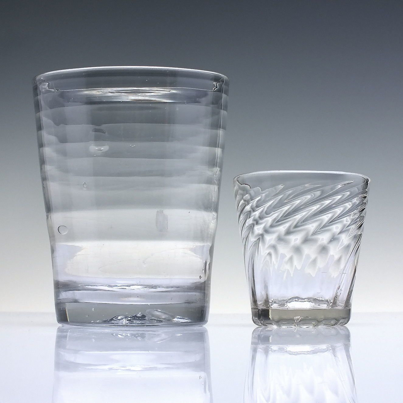 Rare 18th Century Wythen Whisky Glass Tumbler C1780 photo 160.0