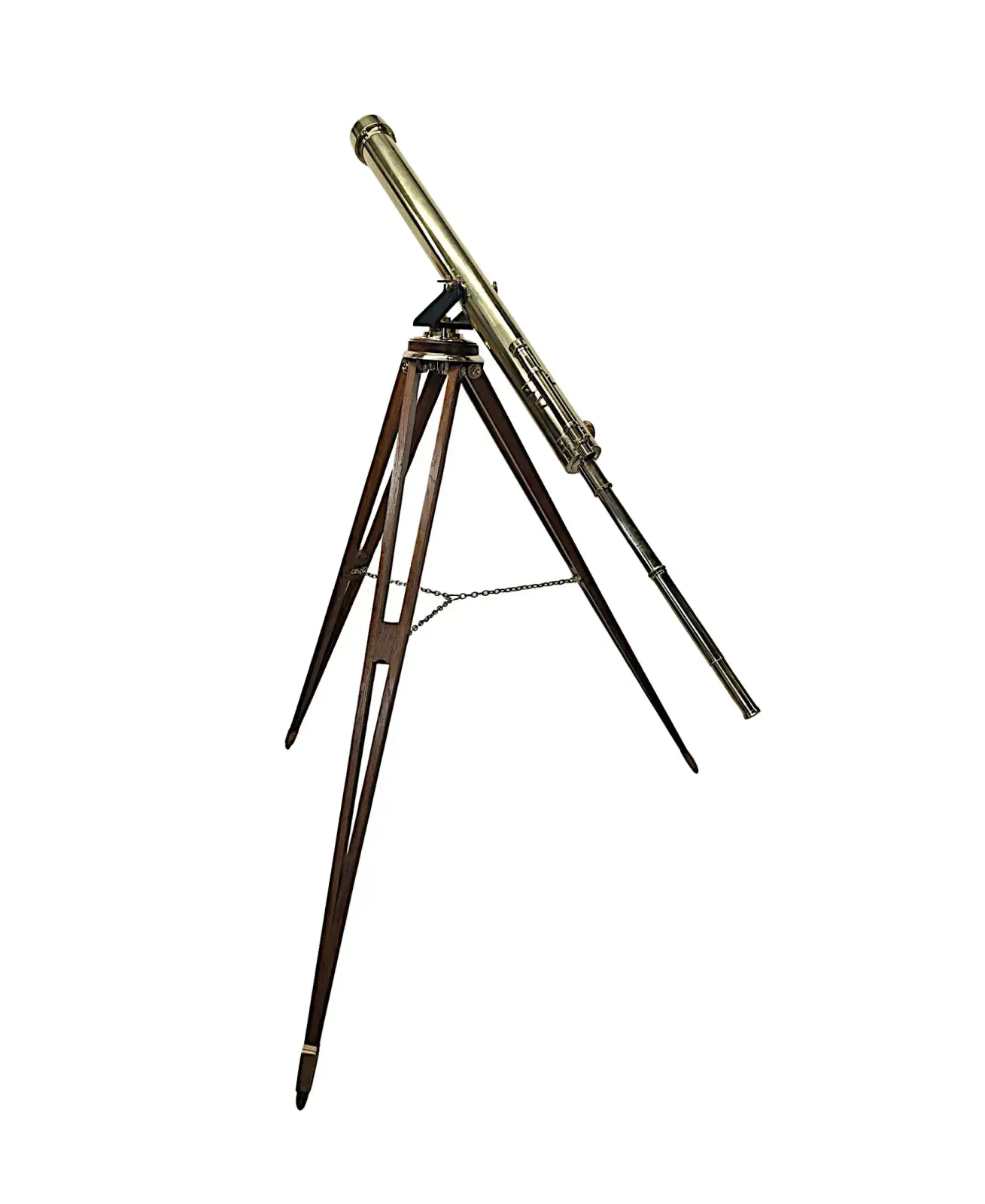 A Very Rare 19th Century Four Inch Diameter Telescope By 'Steward Of London' photo Home Decor