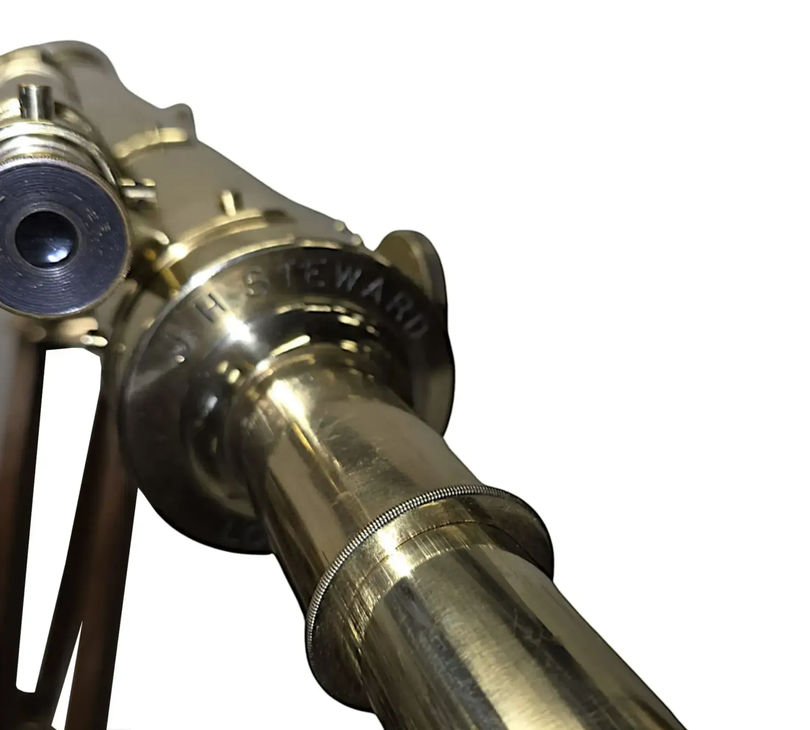 Home Decor A Very Rare 19th Century Four Inch Diameter Telescope By 'Steward Of London' photo