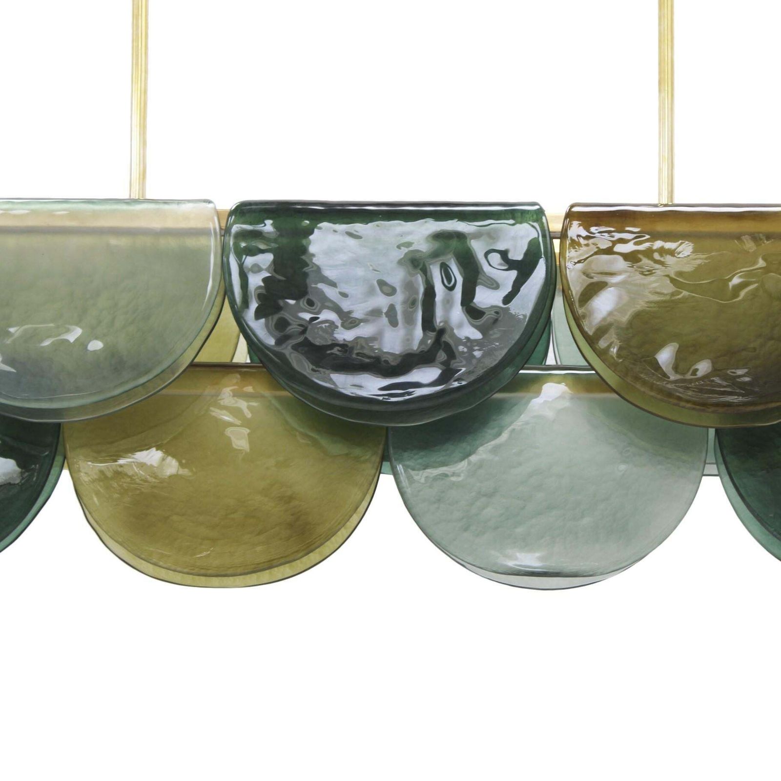 Long Ceiling Lamp Made Of Murano Glass, Italy photo Lighting