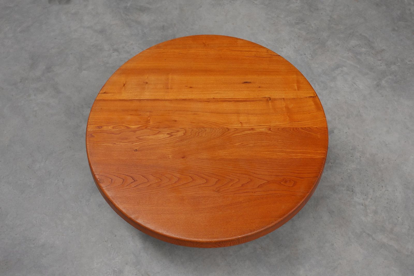 Model T02m Coffee Table In Elm From Pierre Chapo, France, 1976 photo vintage