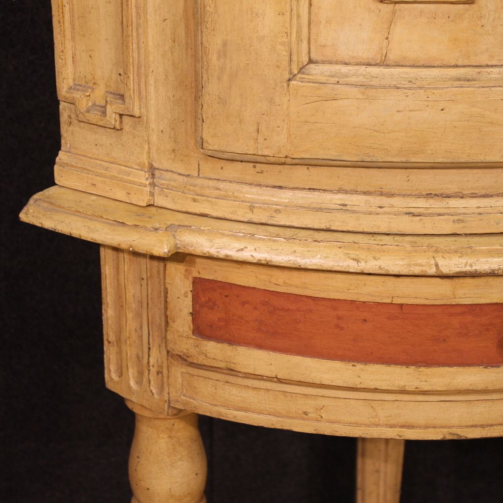 Antique Louis XVI Lacquered Corner Cabinet From The 18th Century photo 3250.0