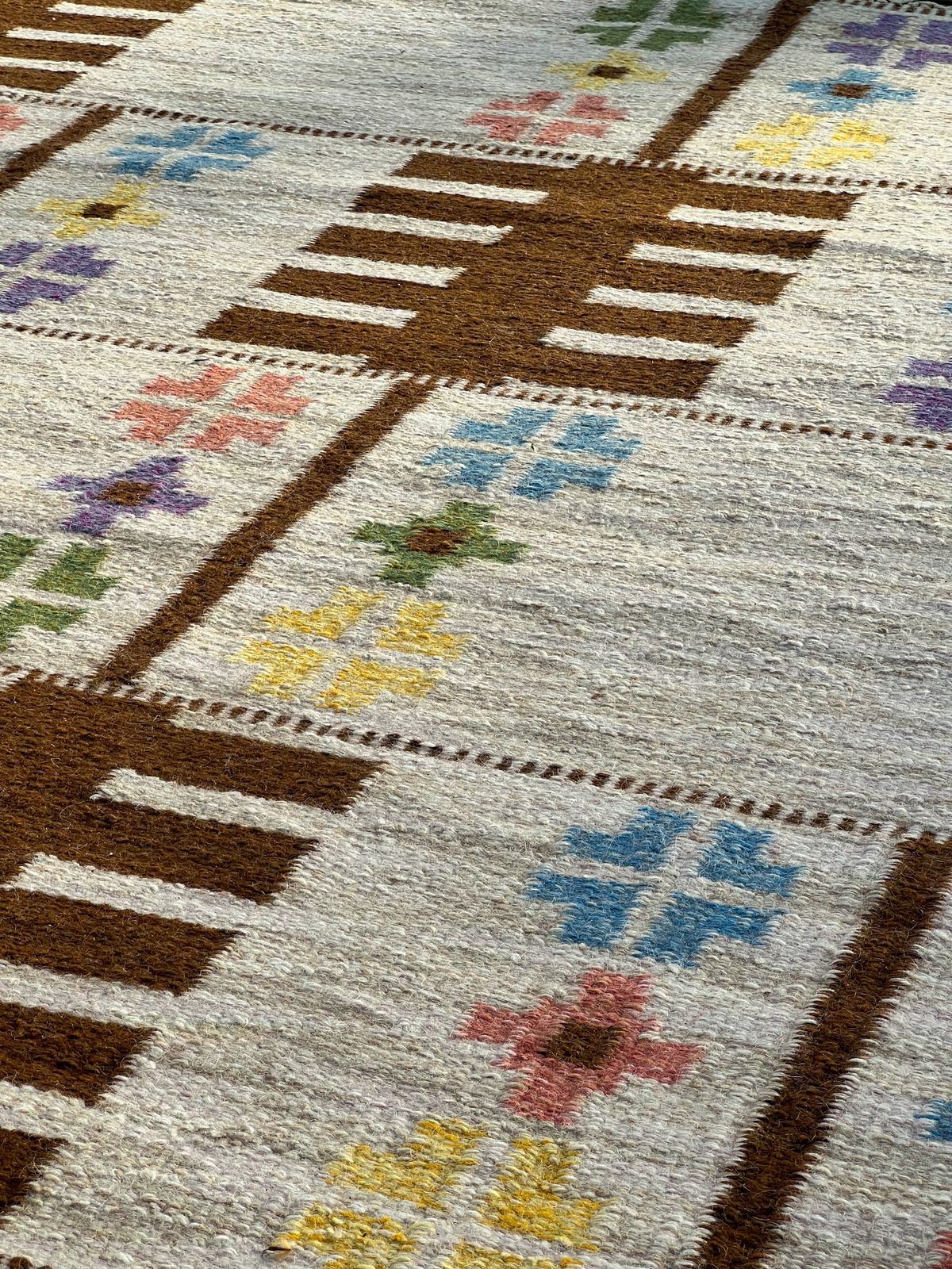 1960's Swedish Flatweave By Alice Wallebäck photo vinterior