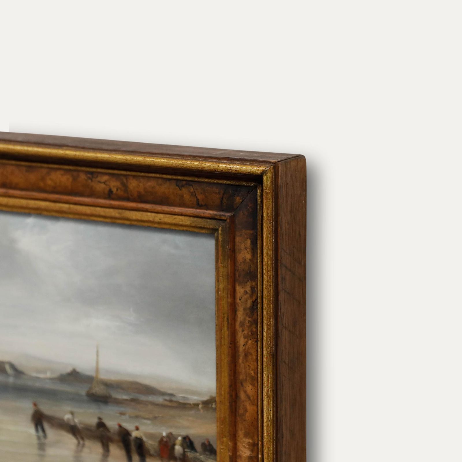 Attrib. James Edwin Meadows (1828 1888) Mid 19th Century Oil, The Day's Catch photo vinterior