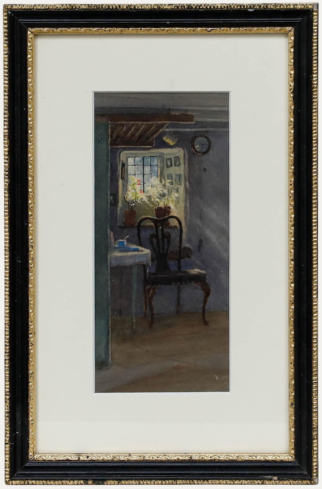 Gideon Matthew Fidler (1857 1942) Watercolour, Sunlight Through A Window