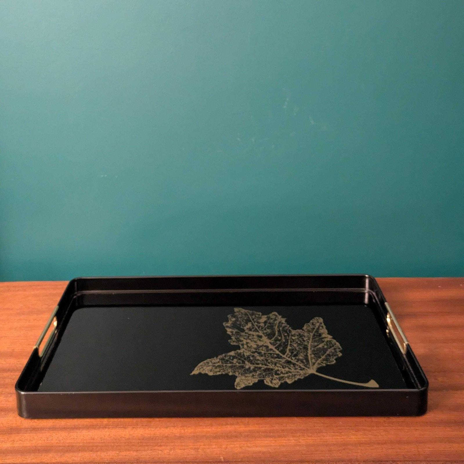 Vintage 1960 70 Patent Mb Italy High Gloss Acrylic & Brass Tray Mid Century Hollywood Regency photo for sale