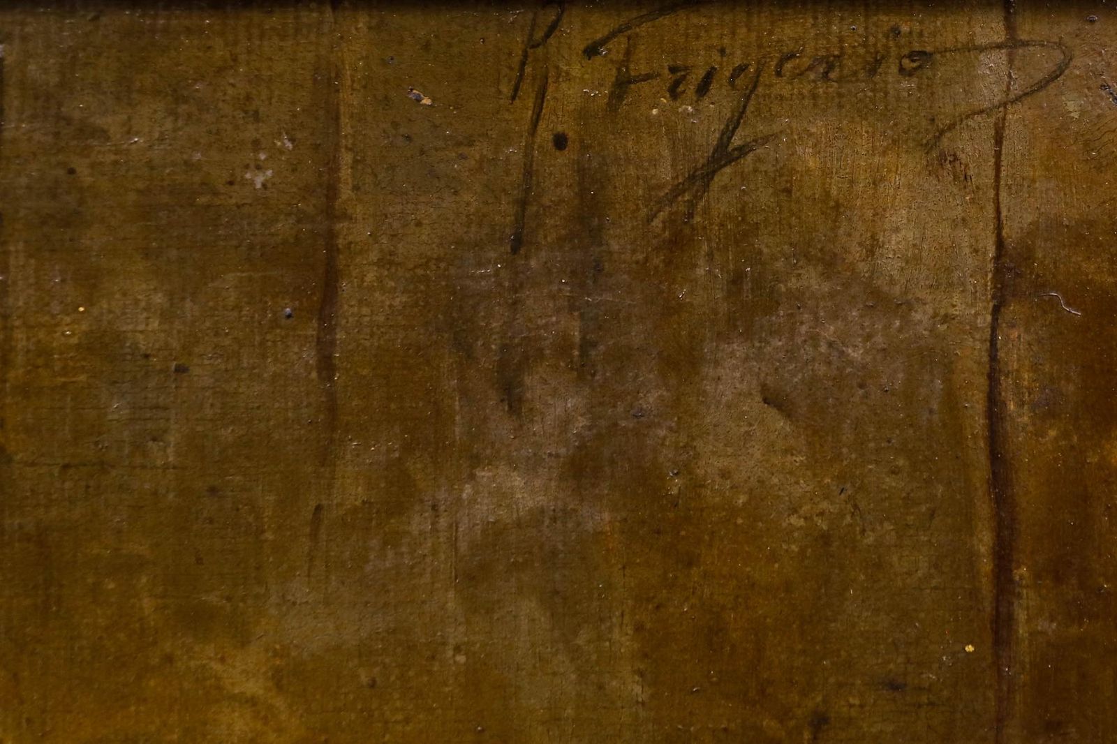 R. Frigerio (1875 1948) After P. Massani Oil, The Wine Merchant And His Wife photo buy
