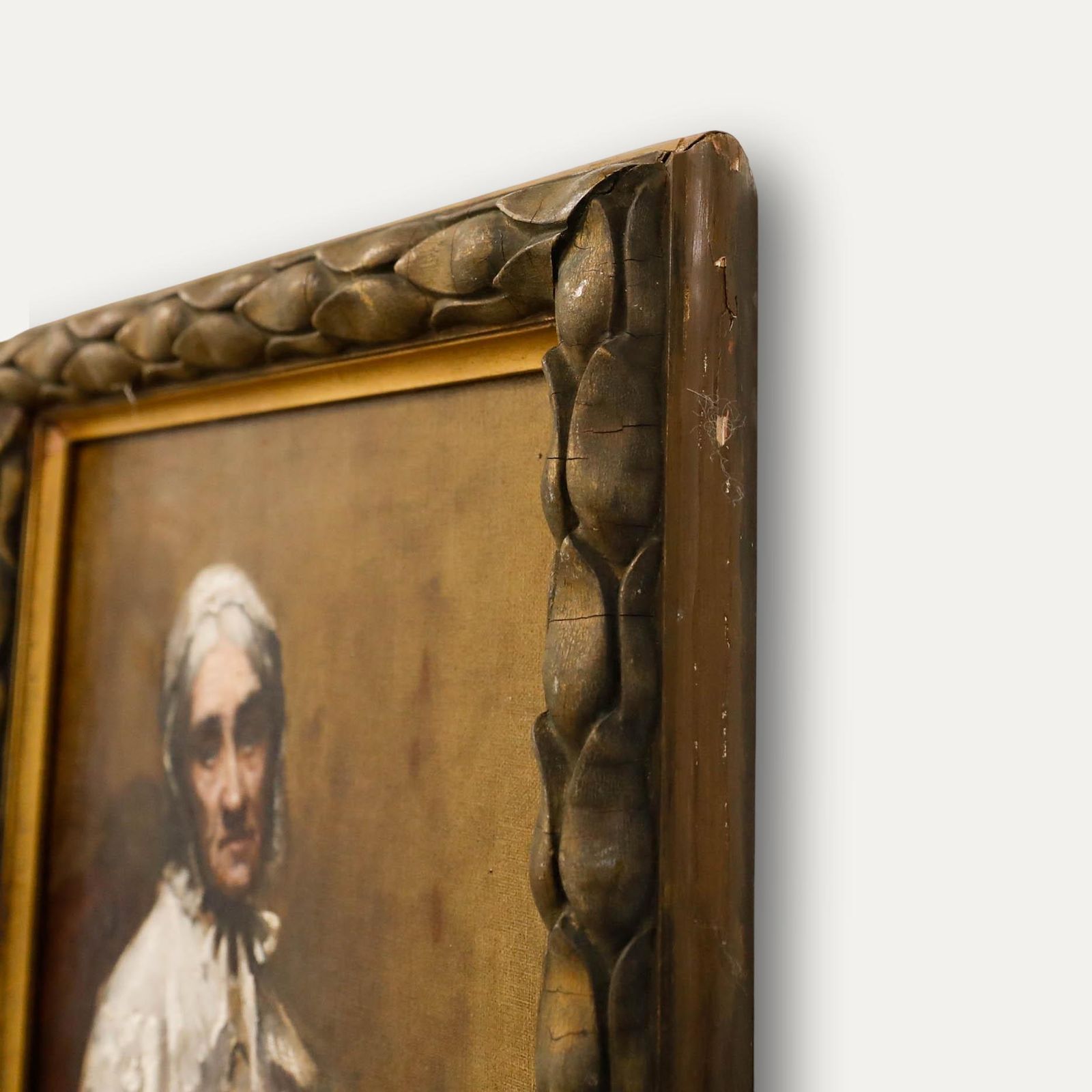 Framed 19th Century Oil Portrait Of An Elderly Lady photo 595.0