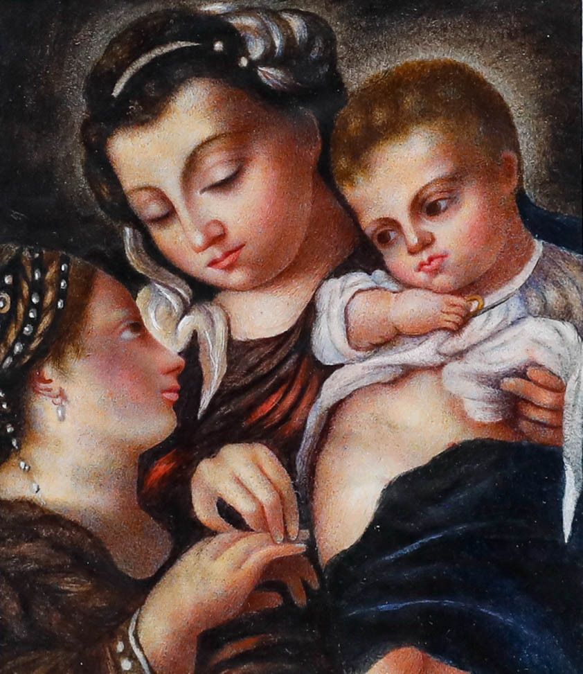 After Guercino 1825 Watercolour, Mystic Marriage Of St Catherine photo furniture