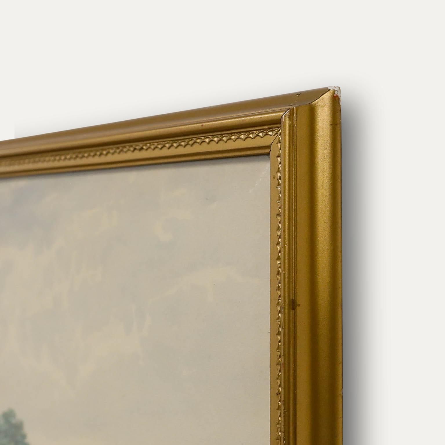 William Henry Vernon (1820 1909) Framed Watercolour, Watching The Flock photo 250.0