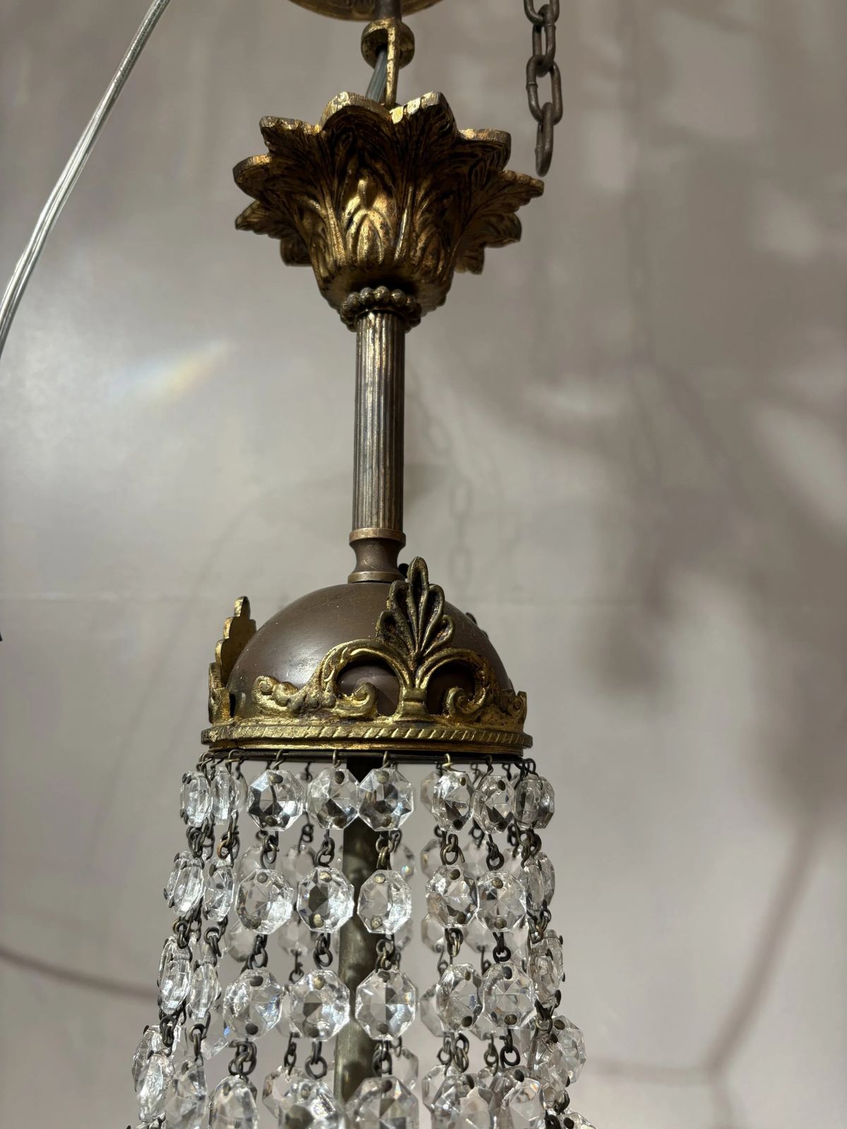 photo furniture Italian Empire Style Chandelier With Bohemian Crystal