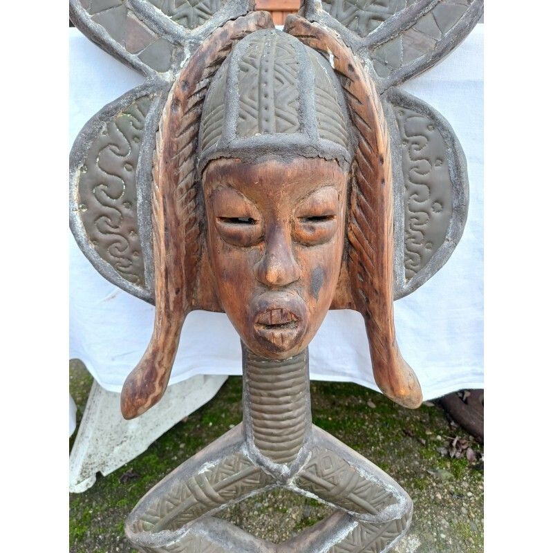 African Character From Gabon, Kota Ethnic Group, Obamba photo for sale
