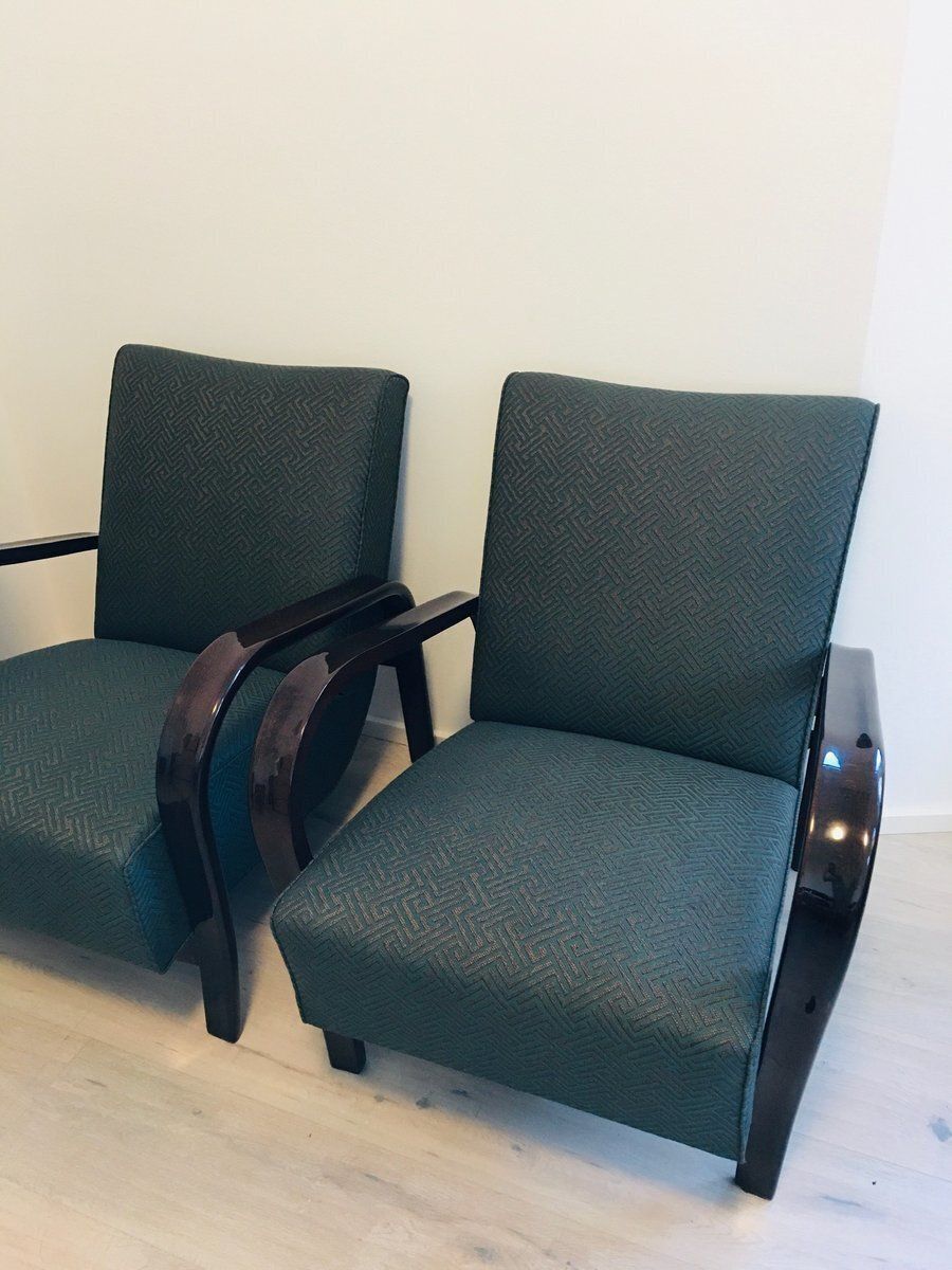 Armchairs By Karel Kozelka & Antonin Kropacek For Interier Praha, 1950s, Set Of 2 photo furniture