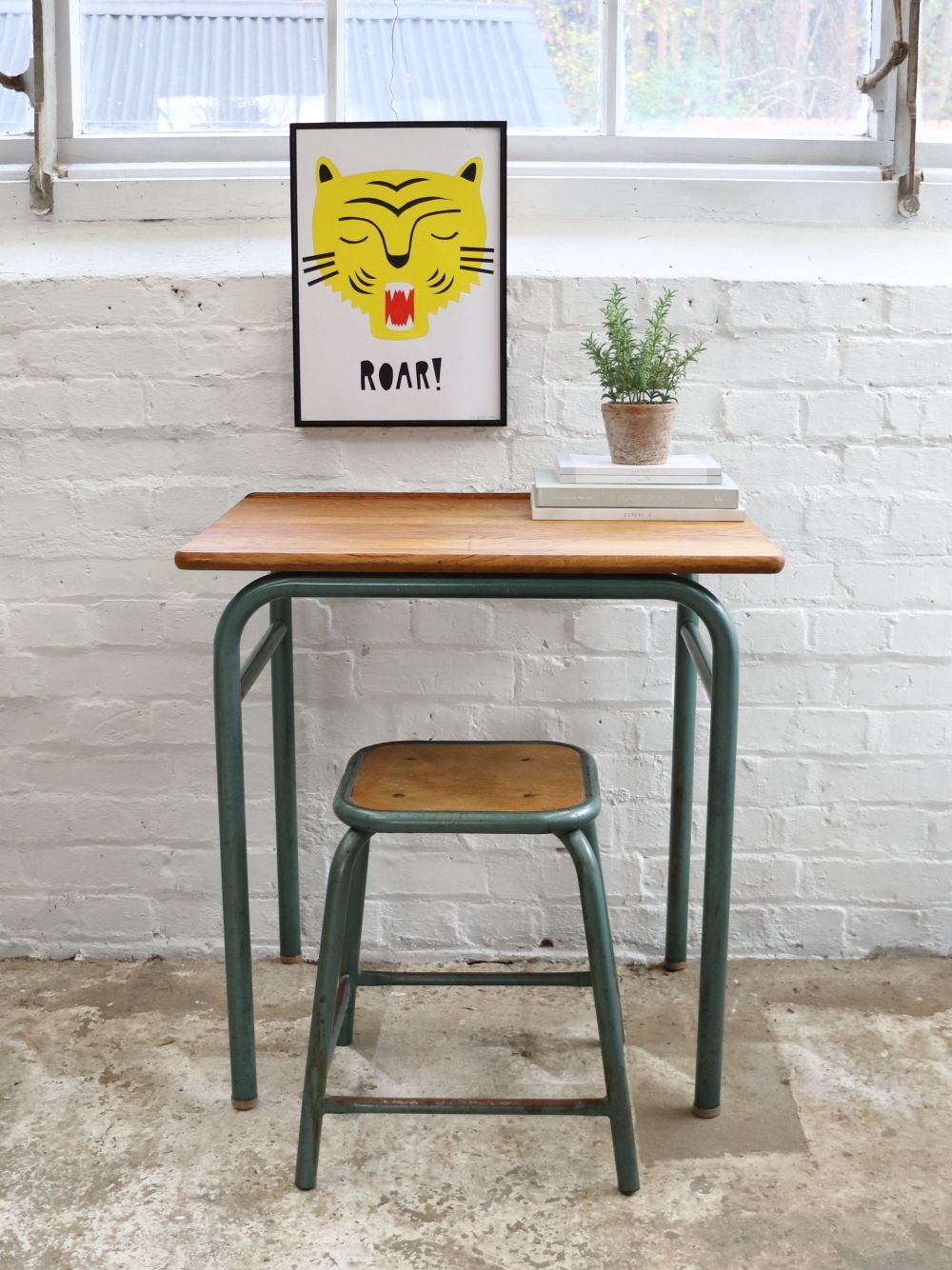 Lovely Vintage French School Desk