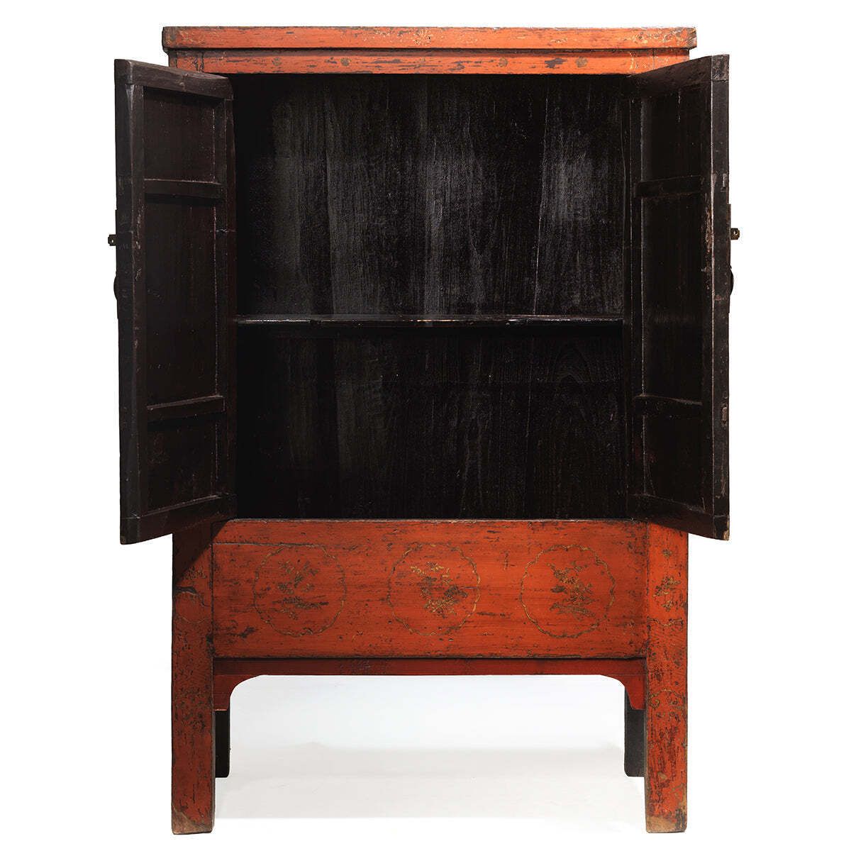 Red And Gold Antique Shanxi Cabinet photo Furniture