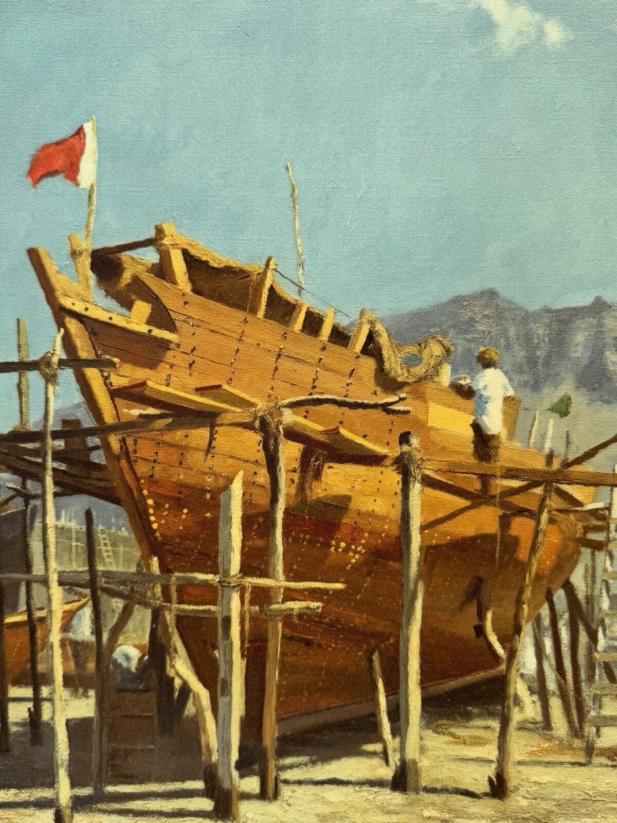 photo furniture “Slave Island, Aden" By The British Wildlife Artist David Shepherd Framed Print