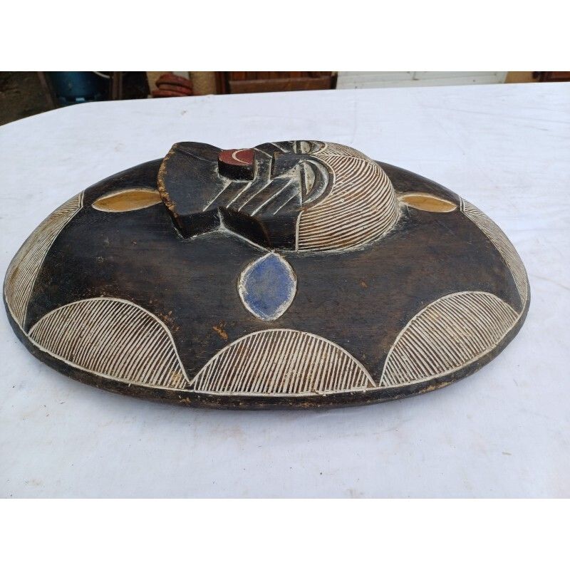 African Wooden Shield photo Art