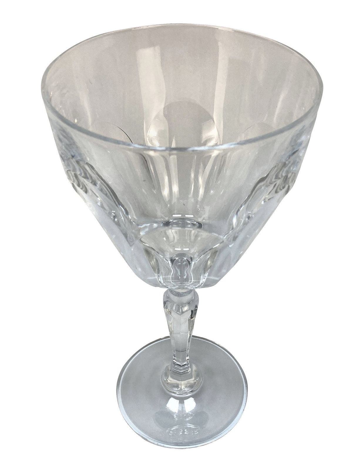 A Set Of Six Late XIX Century Baccarat Wine Glasses photo for sale
