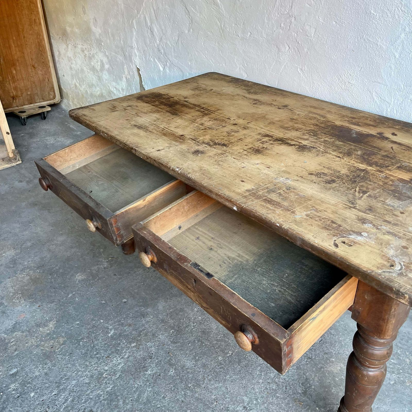 Antique Victorian Scrub Top Table   #1874 photo 650.0