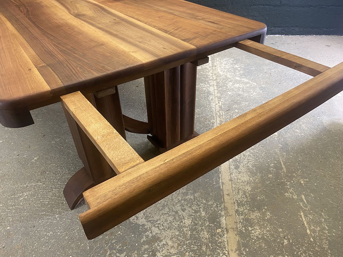 photo furniture French Art Deco Dining Table, Dominique, Rosewood, Circa 1930