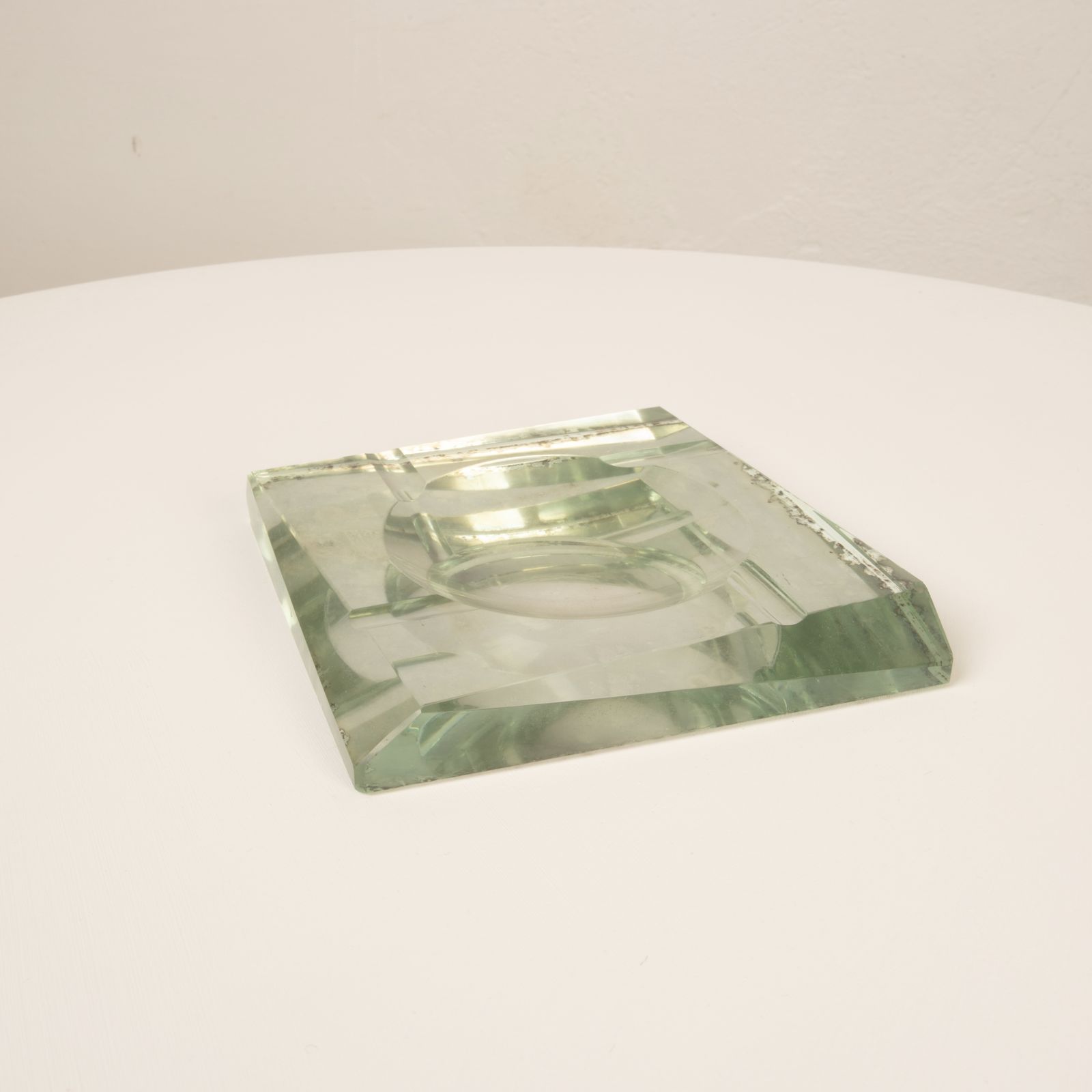 Crystal Ashtray Designed By Pietro Chiesa For Fontana Arte 1940