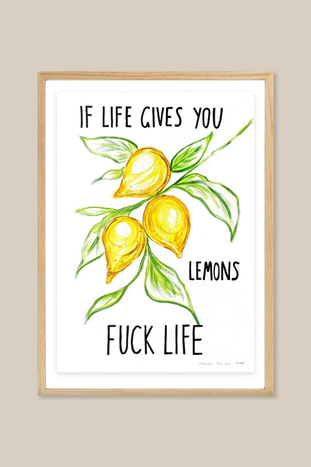 Alma Singer ‘If Life Gives You Lemons’ photo for sale