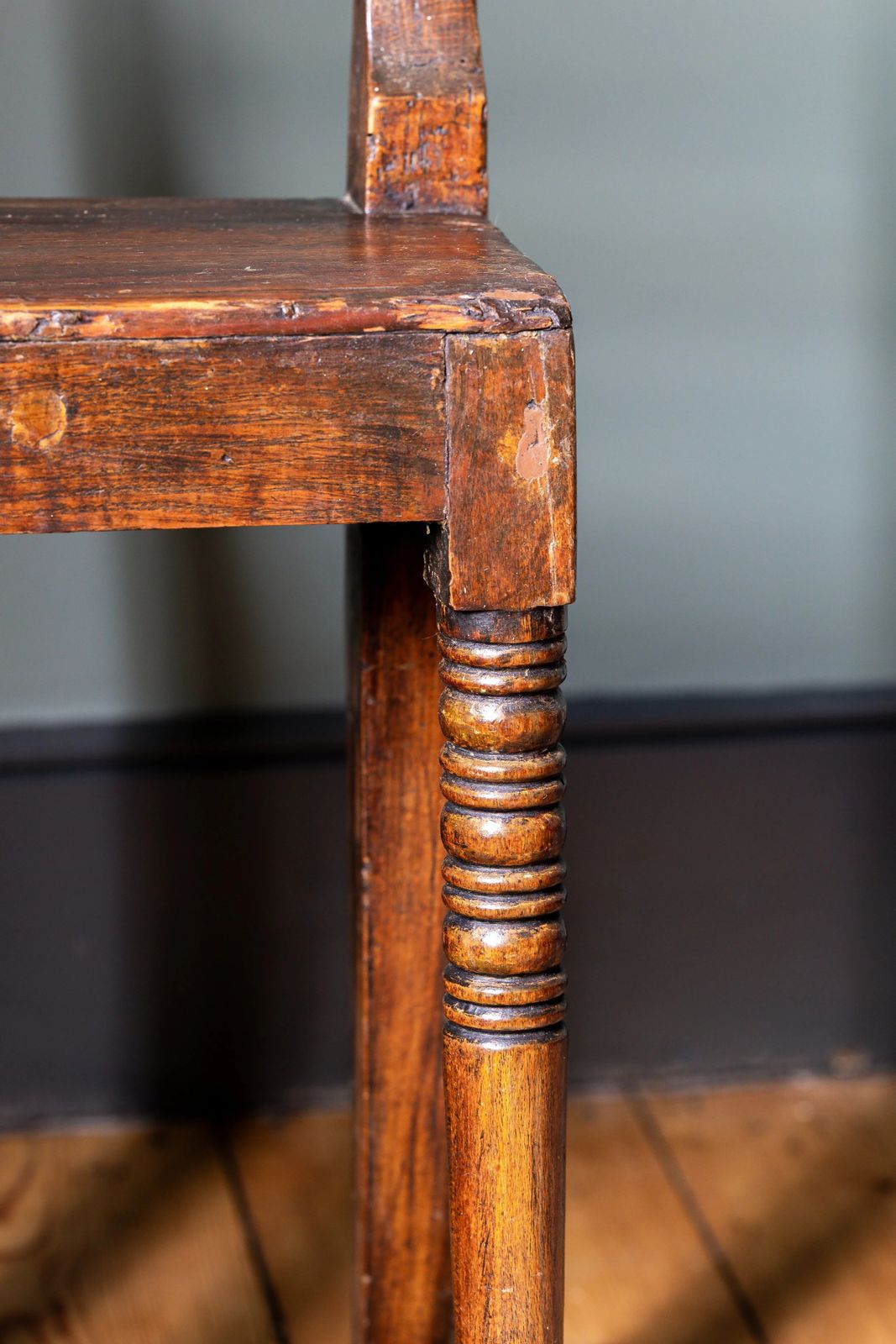 19th Century Irish Child's Correction Chair photo Home Decor