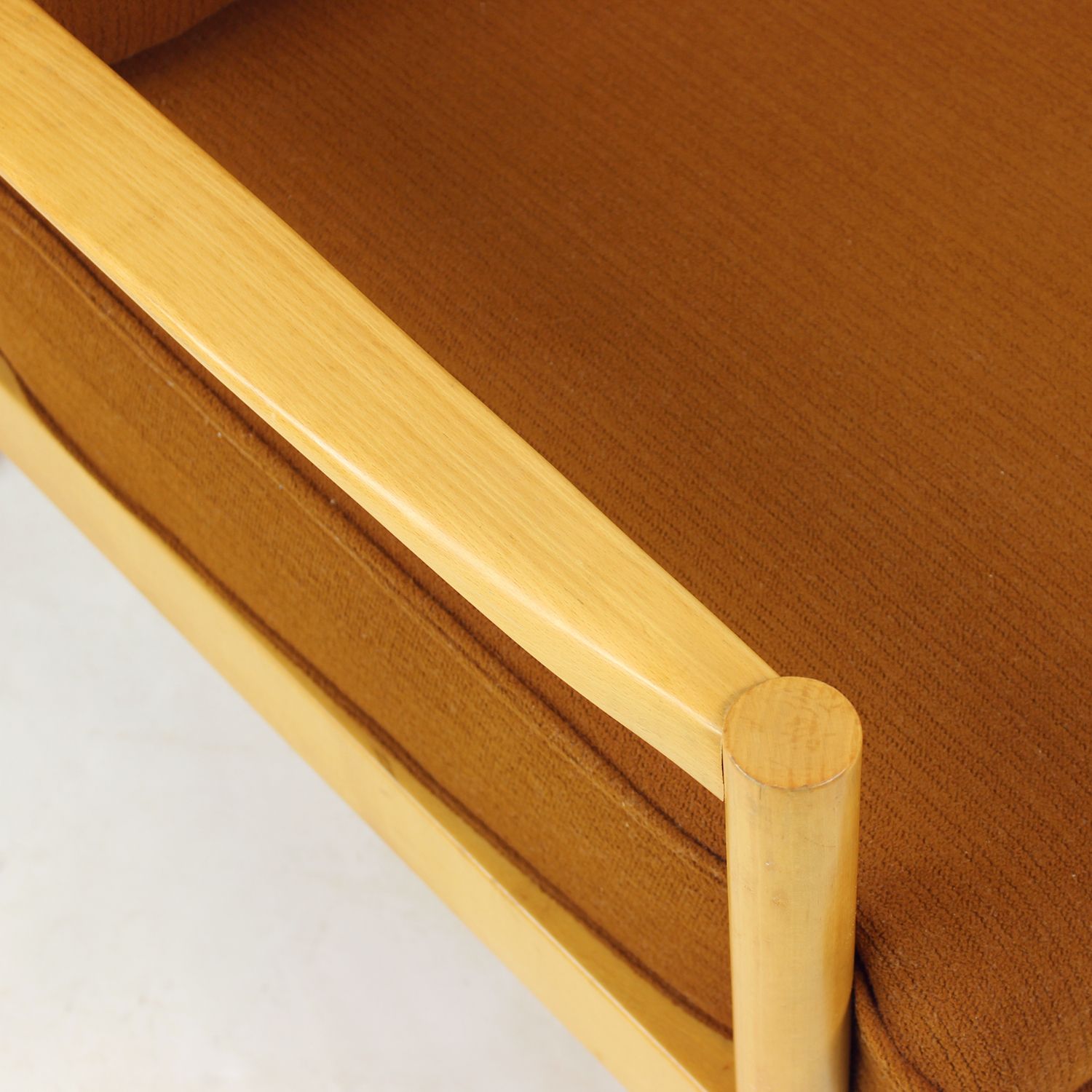 Elegant Lounge Chair In Oak, Czechoslovakia 1960s, 4 Available photo for sale