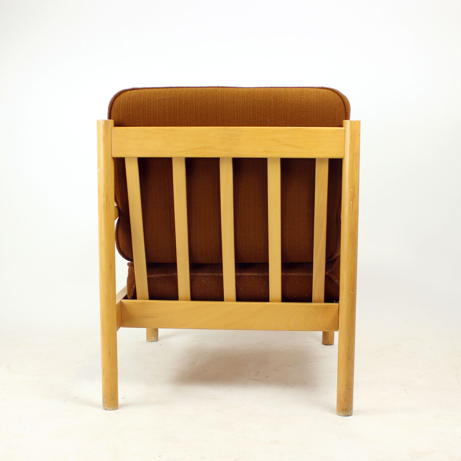 photo for sale Elegant Lounge Chair In Oak, Czechoslovakia 1960s, 4 Available