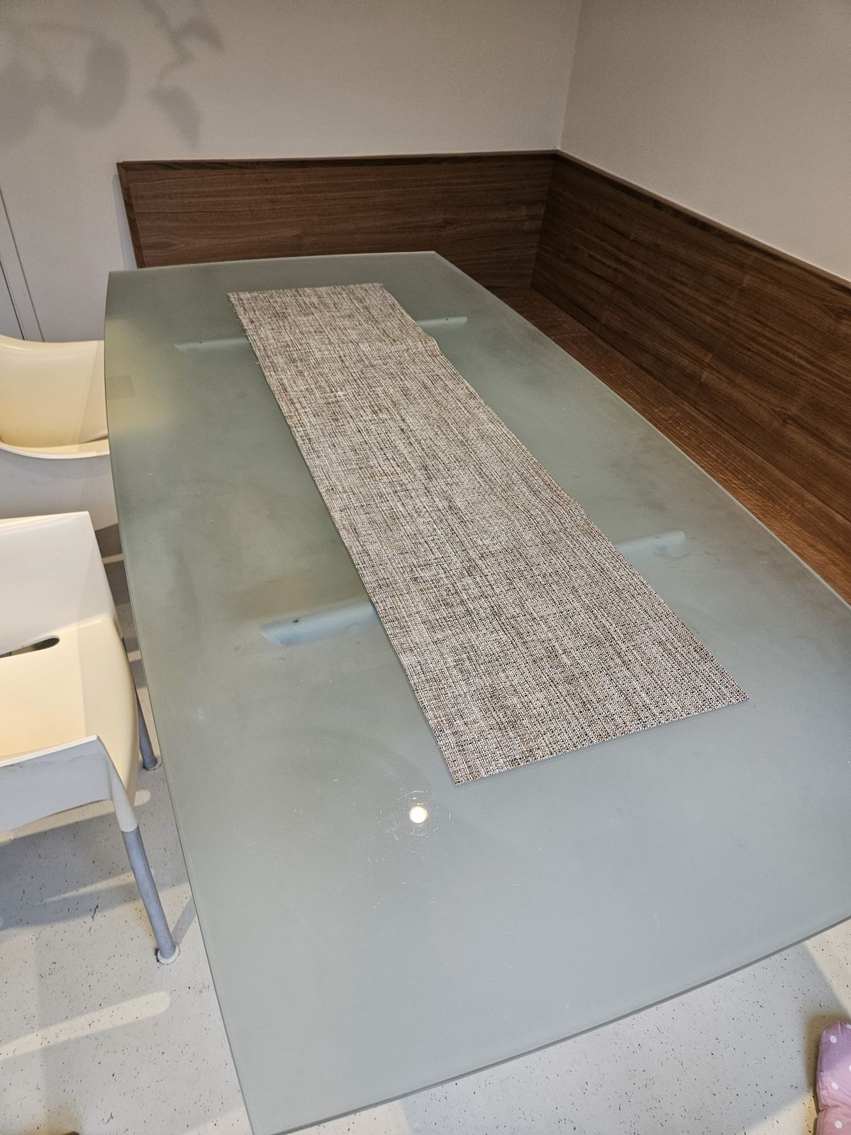 Philippe Starck Glass Dining Table And DR No Chairs photo 350.0