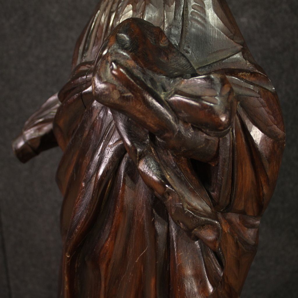 19th Century Religious Wooden Sculpture photo 2000.0