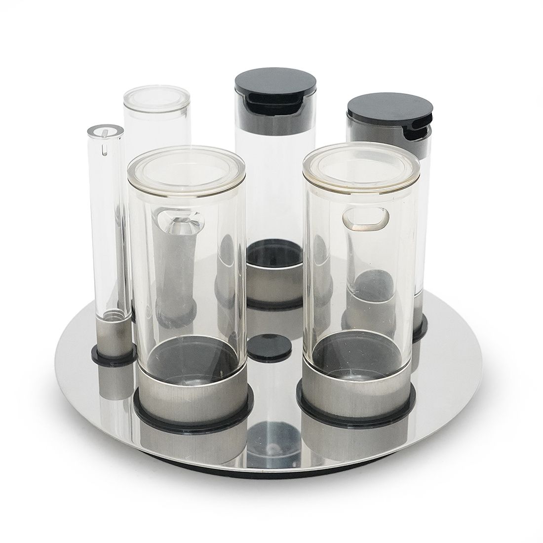 photo for sale Salt, Pepper, Oil, Vinegar, Cheese, And Sugar Set By Studio Opi For Cini And Nils, 1970s