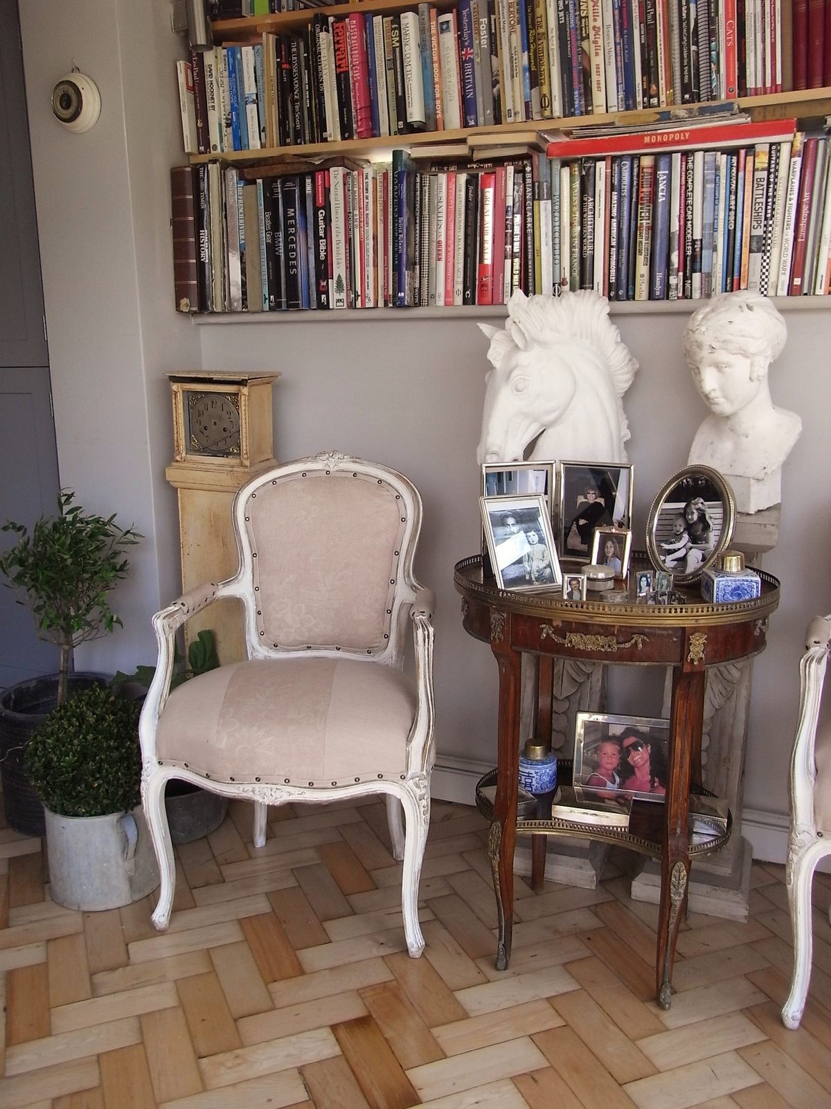 Pair Of  Weathered Louis Style Carver Chairs Only To Order For Upholstery And Final Finish Requierment photo vinterior
