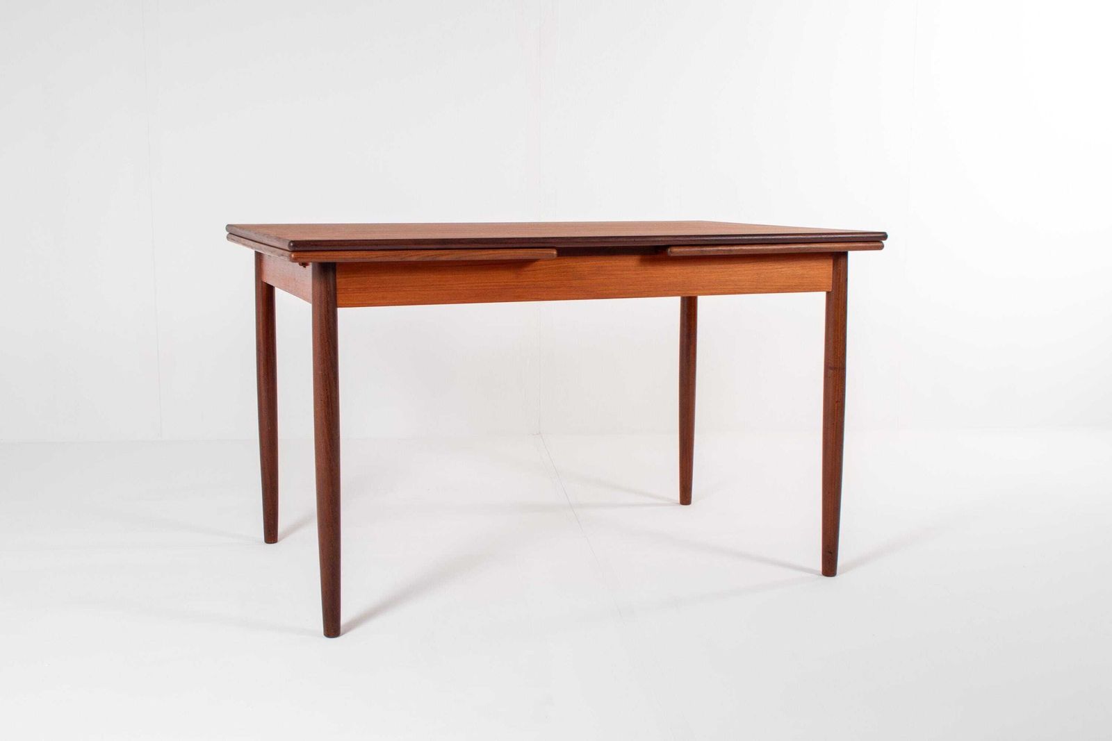 Mid Century Teak Extendable Dining Table – Scandinavian Design, 1960s photo for sale