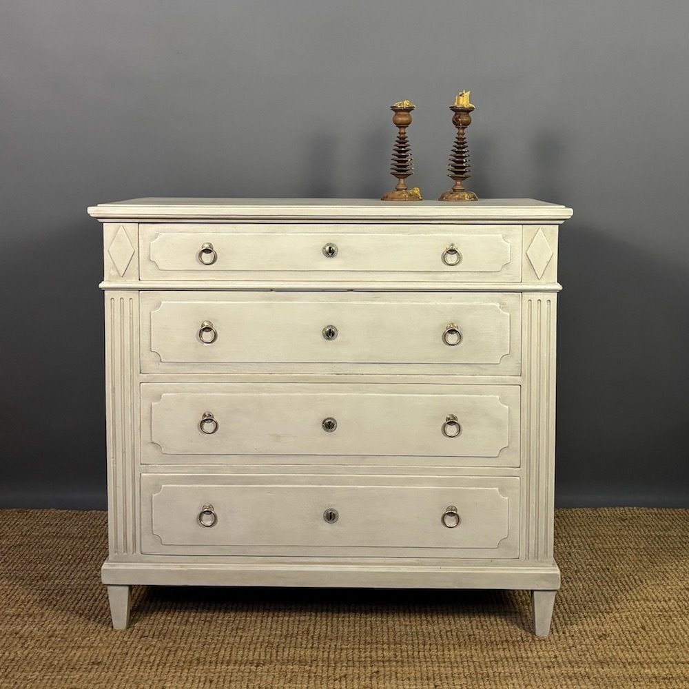 Scandinavian Painted Chest Of Drawers photo furniture