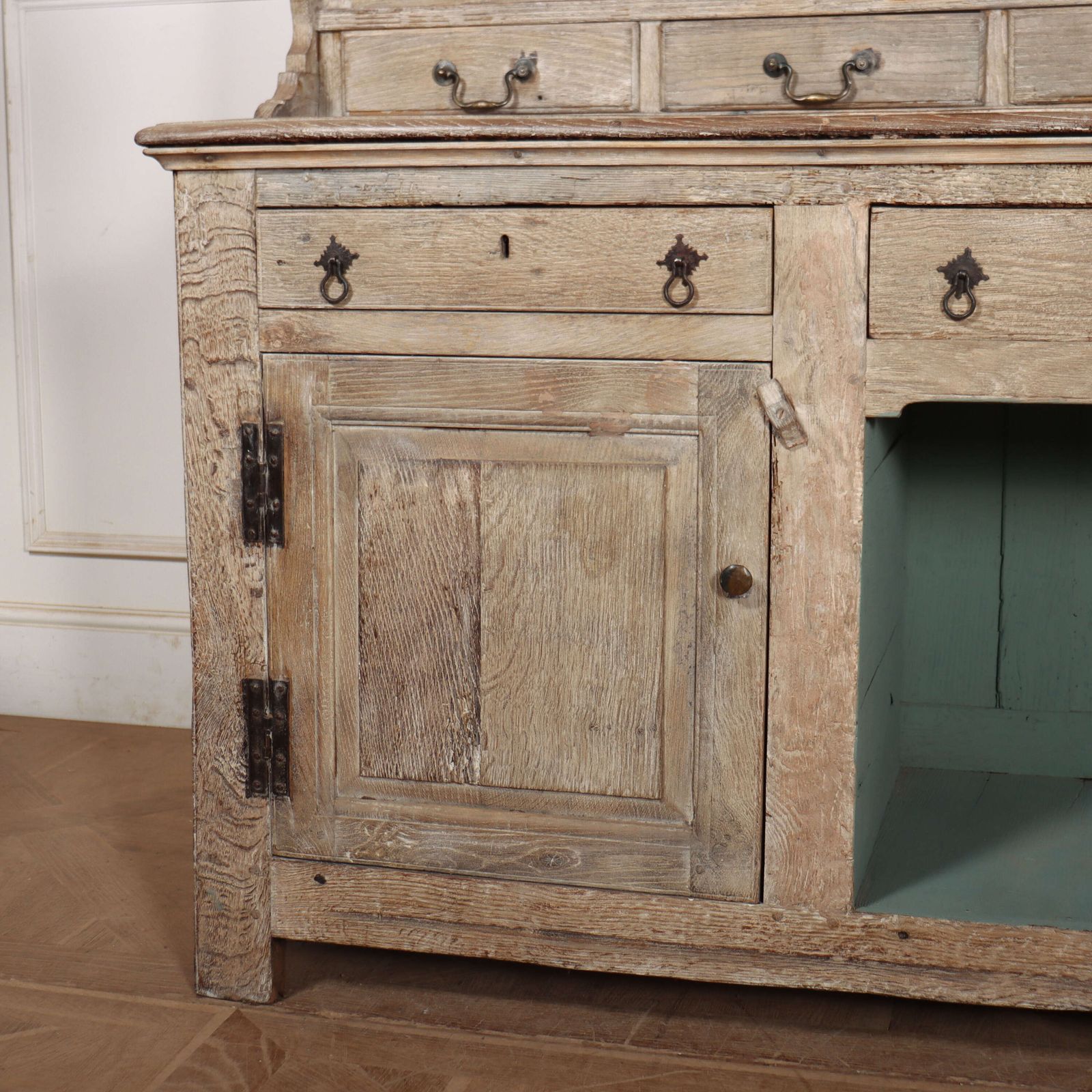 English Bleached Oak Dresser, 1700s photo Furniture