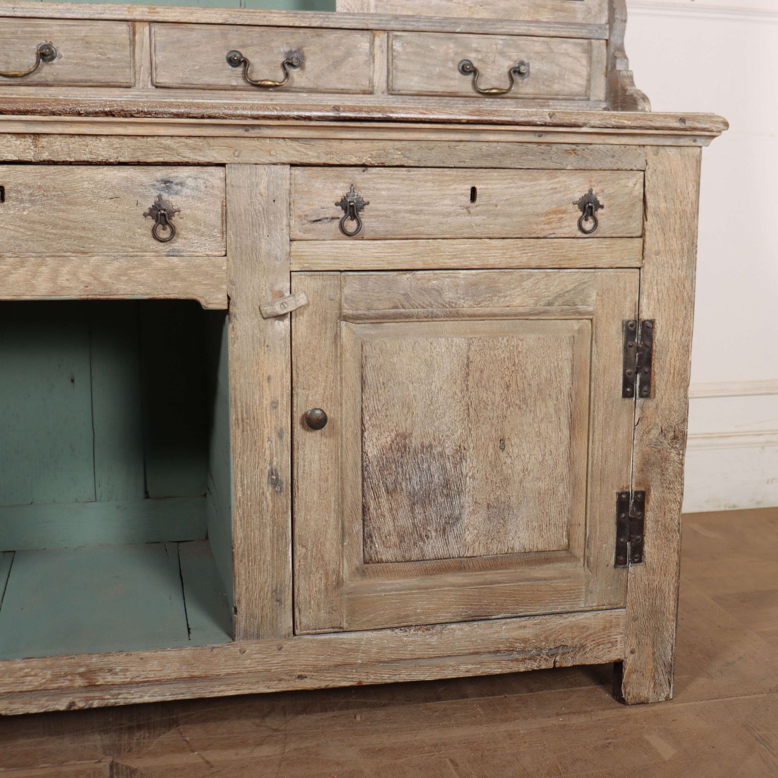 English Bleached Oak Dresser, 1700s photo 5994.0