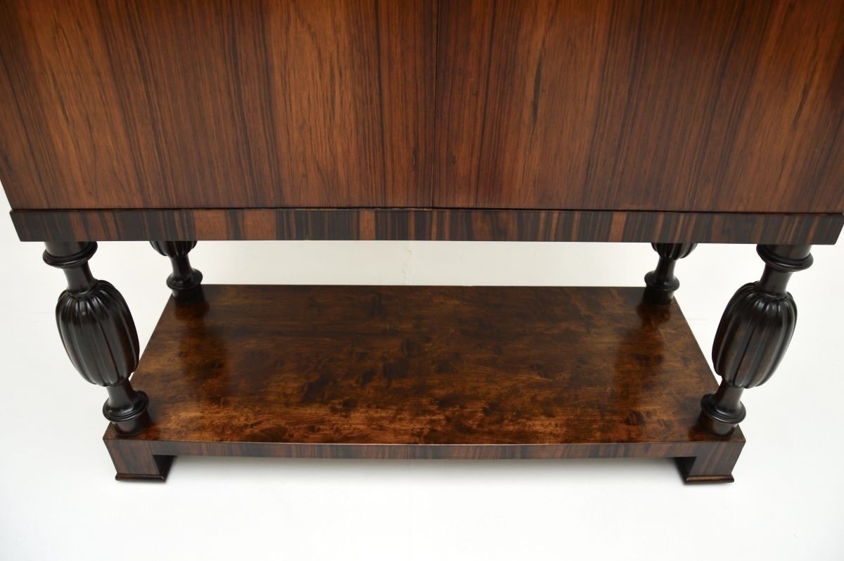 Swedish Vintage Inlaid Rosewood Cabinet photo buy