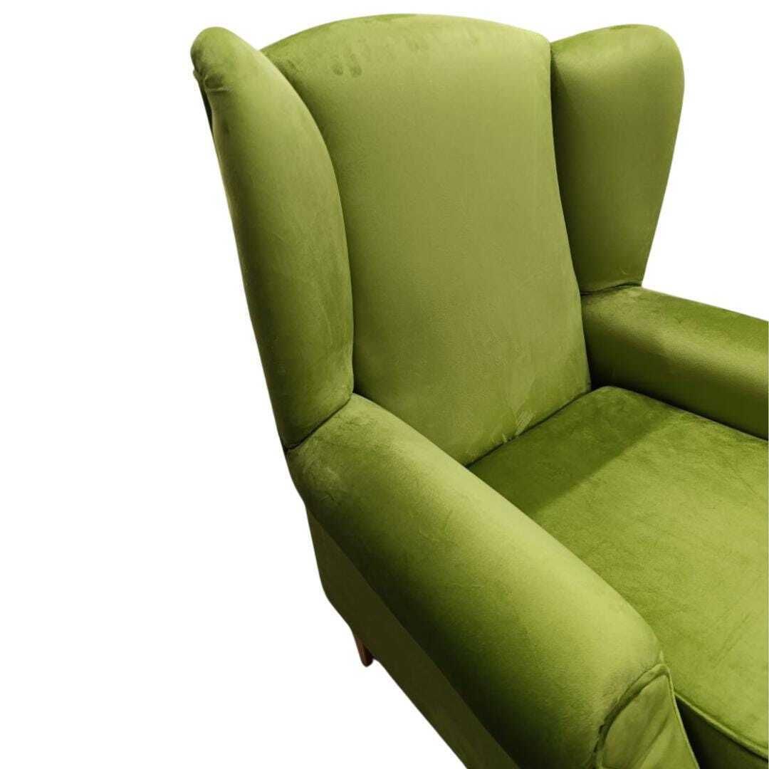 The Chatsworth Wingback — Hand Built In England In Luxury British Velvet photo 795.0