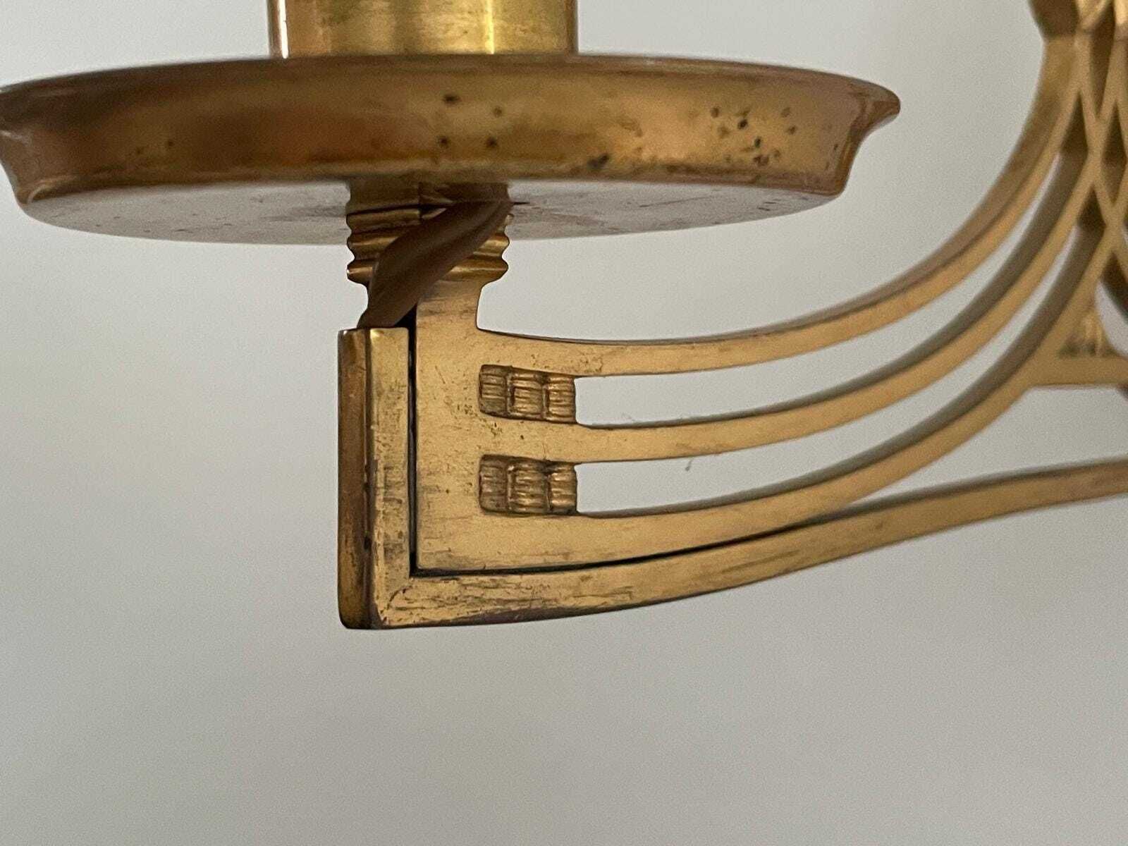 photo vinterior Exclusive Brass Art Nouveau Pair Of Wall Lights, 1920s, Germany