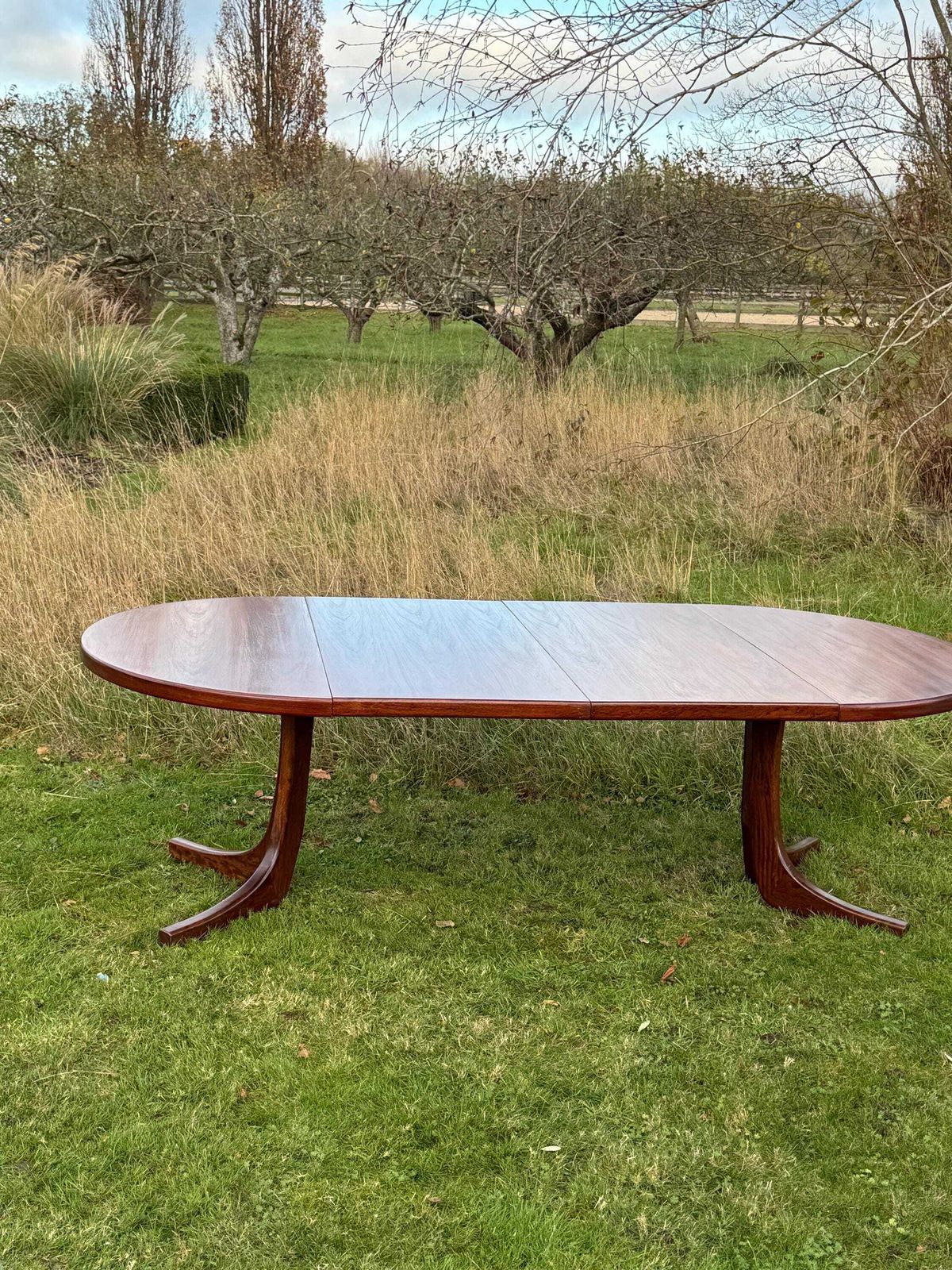 photo vinterior Danish Rosewood Large Dining Table Seats 8  10 Circ 1960