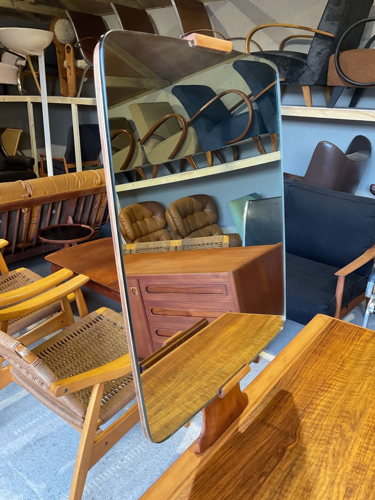 Mid Century Dressing Table Designed By Jaques Groag For Loughborough 1950s photo furniture
