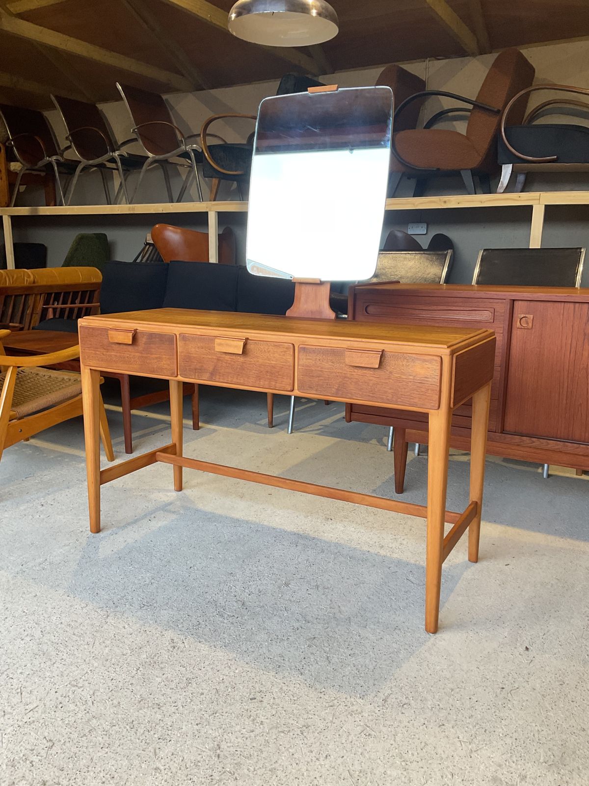 Mid Century Dressing Table Designed By Jaques Groag For Loughborough 1950s